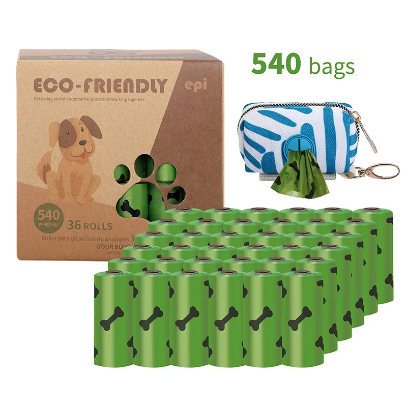 2024 Scented Sawa Biodegradable Wood Dog Poop Bags 100% Home Compost Sustainable Rolls in Box Bolsas Caca Perro