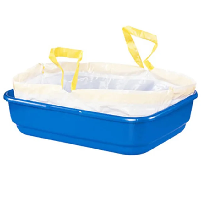Biodegradable Drawstring Cat Litter Box Liner Cat Waste Bag