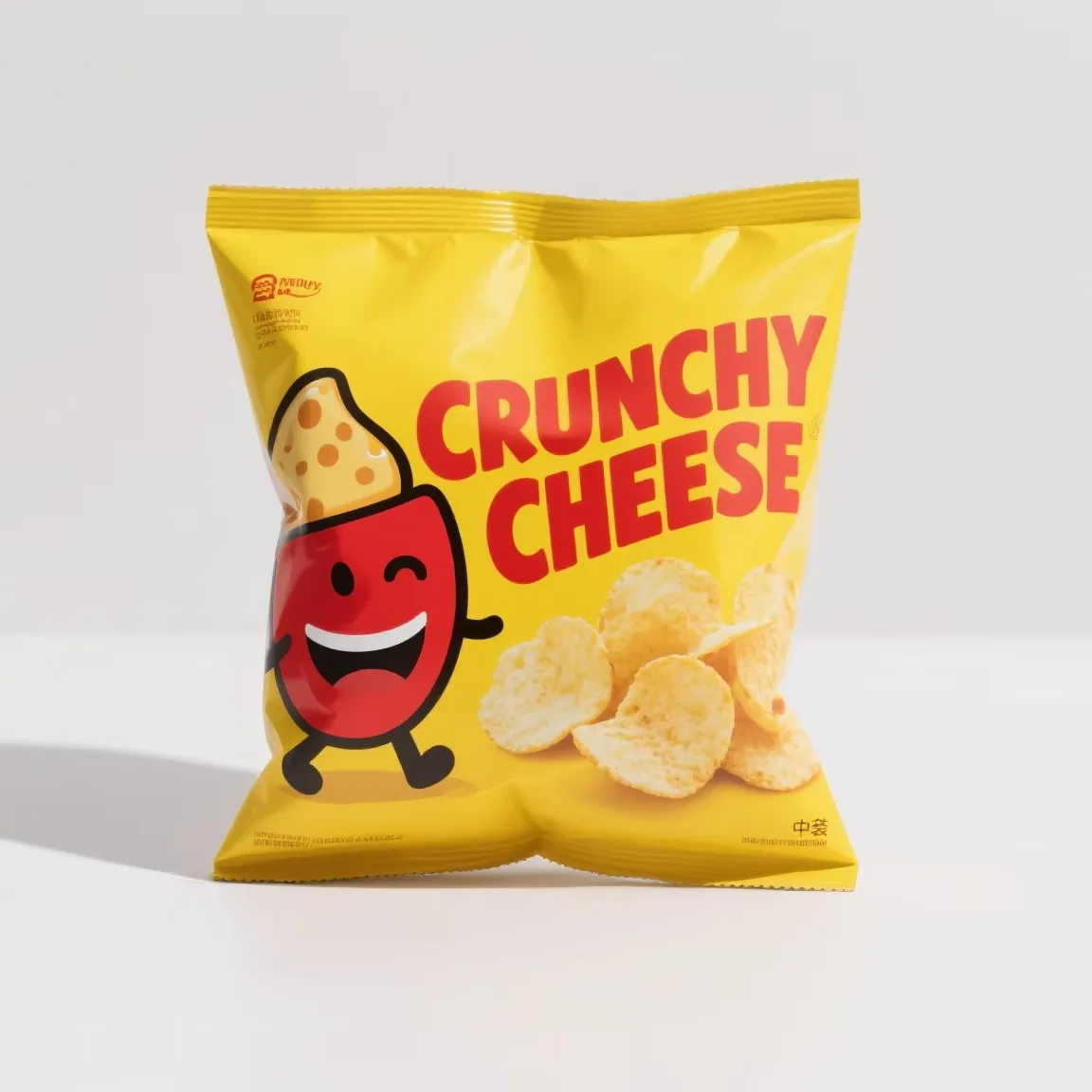 Custom Printed Food Grade Back Center Seal Bag Snack Chocolate Plastic Aluminum Packaging Bags Popcorn Pillow Pouch