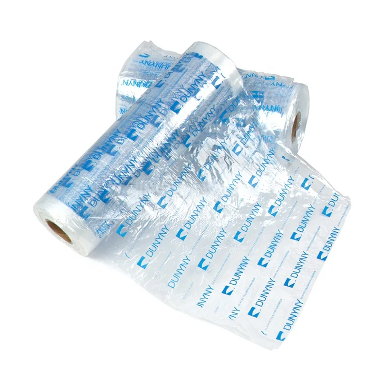 Custom Printing LDPE Clear Laundry Dry Cleaning Garment Plastic Bags on Roll