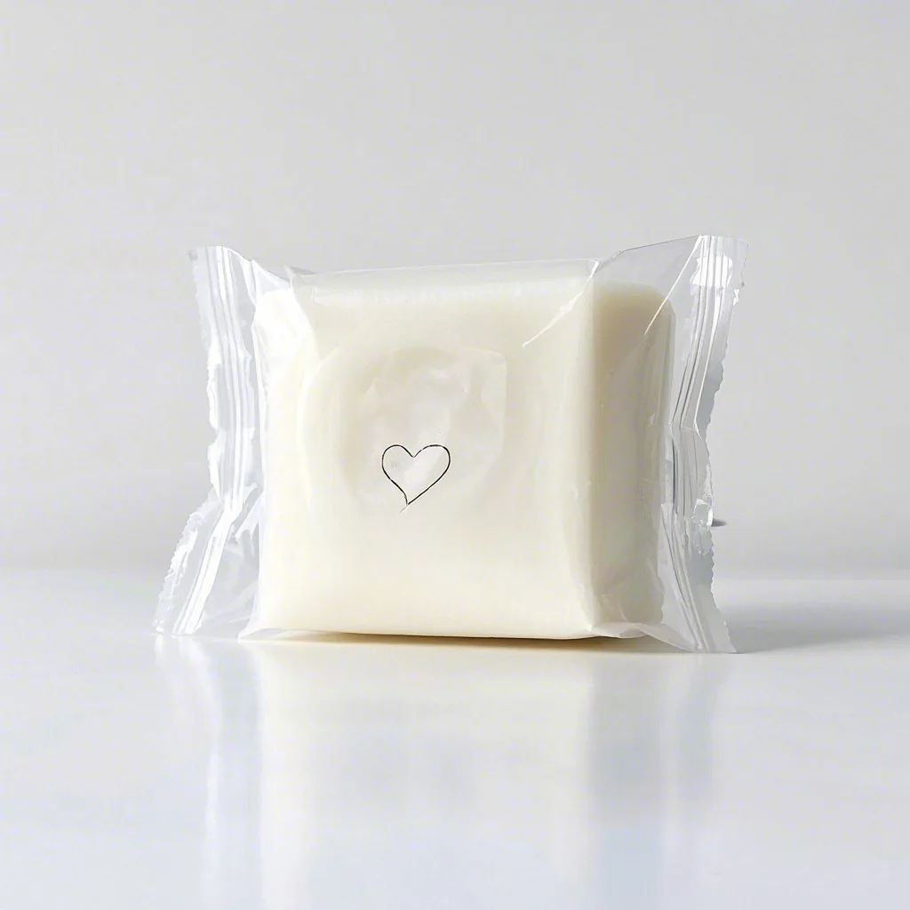 Customized Unbreakable Transparent Finish Back Seal Pouch Middle Sealed Bag for Soap Bar Commodity Packaging