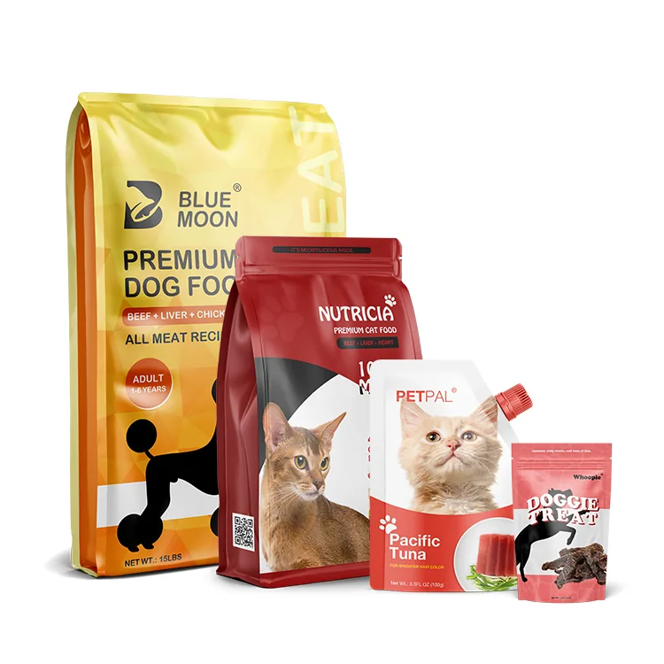 ized 15Kg Dog Treat Pet Cat Food Feed Packaging Plastic Bag Mylar Pet Food Stand up Pouch Bags for Pet Food